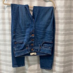 Madewell 11 inch high rise skinny